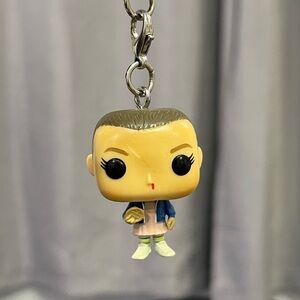 FREE WITH PURCHASE Funko Pop Stranger Things Eleven Keychain
